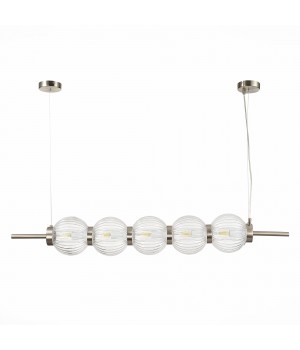 SL1155.103.05 Светильник подвесной ST-Luce Никель/Прозрачный E14 5*40W MARENA-foto2