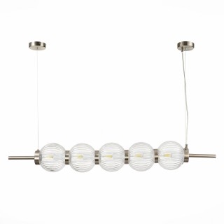 SL1155.103.05 Светильник подвесной ST-Luce Никель/Прозрачный E14 5*40W MARENA-foto2