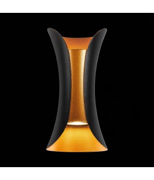 SL1584.401.01 Светильник уличный настенный ST-Luce Черный/Белый,Золотистый,Черный LED 1*12W 4000K COSETTO-foto5