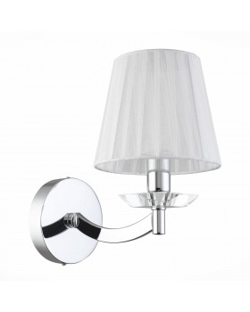 SL1756.101.01 Светильник настенный ST-Luce Хром/Светло-серый E14 1*40W BELLO-foto2