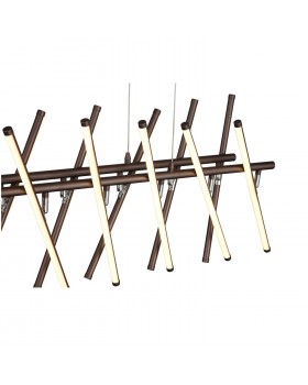 SLD003.303.16 Люстра подвесная ST-Luce Кофейный/Белый LED 16*8W 4000K PIACOD-foto14