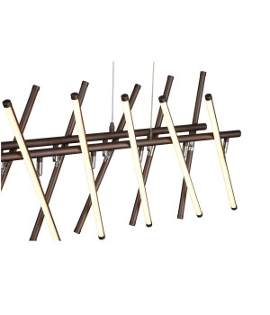 SLD003.303.16 Люстра подвесная ST-Luce Кофейный/Белый LED 16*8W 4000K PIACOD-foto14