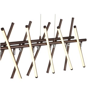 SLD003.303.16 Люстра подвесная ST-Luce Кофейный/Белый LED 16*8W 4000K PIACOD-foto14