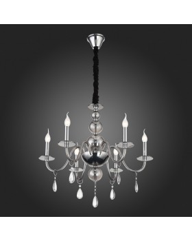 SL1113.403.06 Люстра подвесная ST-Luce Хром, Дымчатый, Прозрачный E14 6*40W SIEMA-foto6