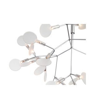 SL379.103.30 Люстра подвесная ST-Luce Серебристый/Белый LED 30*0,5W 3500K RAFINA-foto10