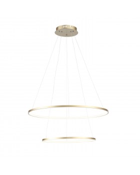 SL904.203.02 Светильник подвесной ST-Luce Золотистый/Белый LED 2*14W 4000K ERTO