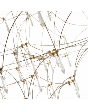 SL797.103.114 Люстра подвесная ST-Luce Хром, Прозрачный LED 114*0,45W 3200K GRAVETTA-foto10