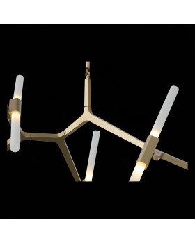 SL947.202.10 Люстра потолочная ST-Luce Золотистый/Белый G9 10*5W LACONICITA-foto7