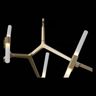 SL947.202.10 Люстра потолочная ST-Luce Золотистый/Белый G9 10*5W LACONICITA-foto7