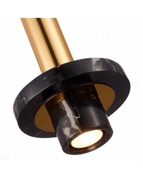 SL1210.403.01 Светильник подвесной ST-Luce Золотистый/Черный GU10 1*5W PIETRA-foto11