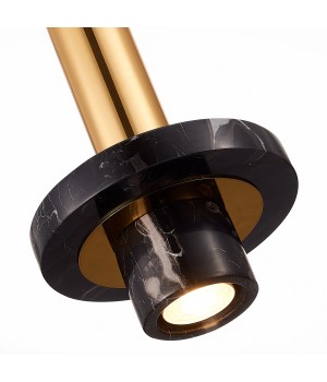 SL1210.403.01 Светильник подвесной ST-Luce Золотистый/Черный GU10 1*5W PIETRA-foto11