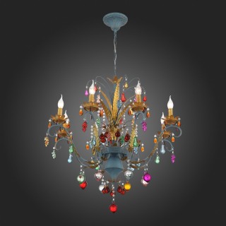 SL426.763.08 Люстра подвесная ST-Luce Разноцветный E14 8*40W JOANNA-foto5