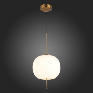 SL1621.213.01 Подвес ST-Luce Золотистый/Белый LED 1*25W 3000K LACUS-foto7