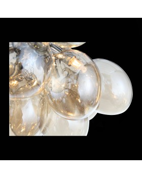 SL432.202.06 Люстра потолочная ST-Luce Хром/Коньячный G9 6*5W SOSPIRO-foto6