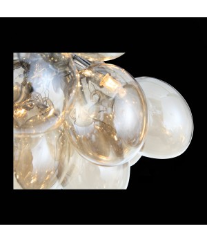 SL432.202.06 Люстра потолочная ST-Luce Хром/Коньячный G9 6*5W SOSPIRO-foto6