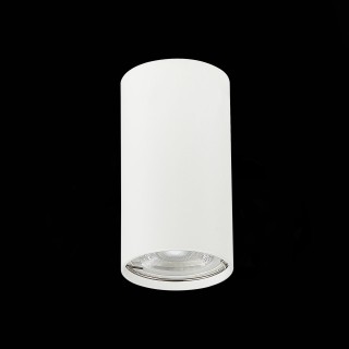 ST110.507.01 Светильник потолочный Мат. белый GU10 1*50W  D54xH100 220V Без ламп SIMPLUS-foto4