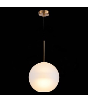 SL1133.523.01 Светильник подвесной ST-Luce Латунь/Белый E27 1*40W BOPONE-foto4