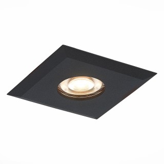 ST204.408.01 Св-к встр. Мат. черный GU10 1*50W  L94xW94xH25 220V Без ламп QUOSIS-foto3