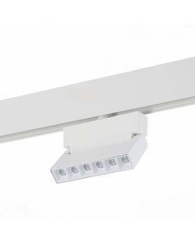 ST362.536.06 Магнитный трековый светильник белый LED 1*6W 3000K 532Lm Ra>80 36° IP20 L120xW22xH134 48V ANDRE-foto2