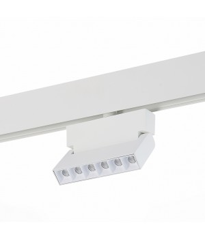 ST362.536.06 Магнитный трековый светильник белый LED 1*6W 3000K 532Lm Ra>80 36° IP20 L120xW22xH134 48V ANDRE-foto2