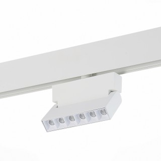 ST362.536.06 Магнитный трековый светильник белый LED 1*6W 3000K 532Lm Ra>80 36° IP20 L120xW22xH134 48V ANDRE-foto2