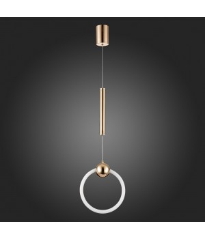 SL1578.203.01 Подвес ST-Luce Золотистый/Золотистый, Белый LED 1*15W 3000K GIERA-foto8