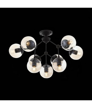 SL549.402.09 Люстра потолочная ST-Luce Черный/Янтарный E27 9*40W STAMPO-foto4