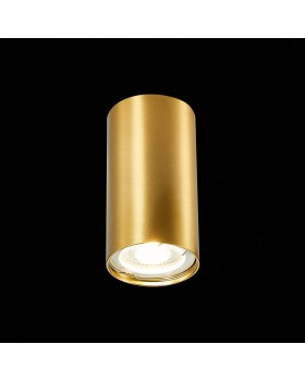 ST110.207.01 Светильник потолочный Золотистый GU10 1*50W IP20 D54xH100 220V Без ламп SIMPLUS-foto3