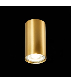ST110.207.01 Светильник потолочный Золотистый GU10 1*50W IP20 D54xH100 220V Без ламп SIMPLUS-foto3