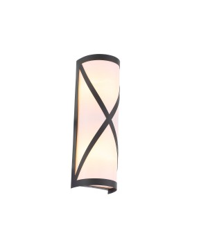 SL076.411.01 Светильник уличный настенный ST-Luce Черный/Белый E27 2*60W AGIO-foto2