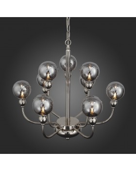 SL552.103.09 Люстра подвесная ST-Luce Никель/Дымчатый G9 9*5W FUNHI-foto6