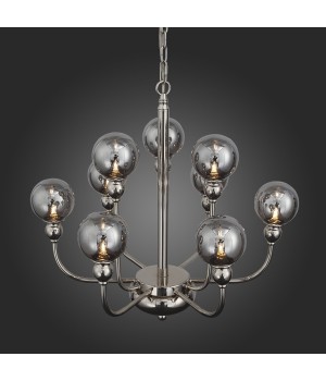 SL552.103.09 Люстра подвесная ST-Luce Никель/Дымчатый G9 9*5W FUNHI-foto6