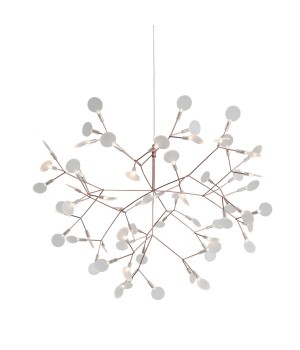 SL379.203.63 Люстра подвесная ST-Luce Медный/Белый LED 63*0,5W 3500K RAFINA-foto2