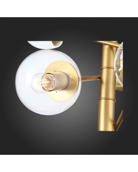 SL1150.203.08 Светильник подвесной ST-Luce Матовое золото/Прозрачный E27 8*40W (из 3-х коробок) LIORA-foto18