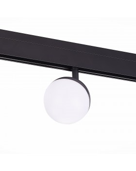 ST358.436.07 Магнитный трековый светильник Черный LED 1*7W 3000K 520Lm Ra>80 120° IP20 L120xW90xH192 48V PIBOLE-foto2