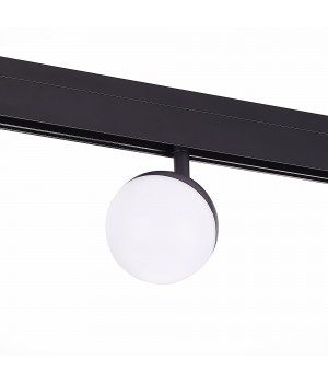 ST358.436.07 Магнитный трековый светильник Черный LED 1*7W 3000K 520Lm Ra>80 120° IP20 L120xW90xH192 48V PIBOLE-foto2