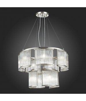 SL1627.103.11 Люстра подвесная ST-Luce Хром/Прозрачный E14 11*40W Velletri-foto5