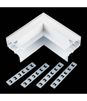 ST007.549.00 Внутренний угол-соединитель для встраиваемого магнитного шинопровода ST-Luce Белый ST007-foto2
