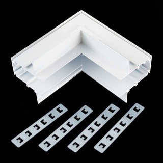 ST007.549.00 Внутренний угол-соединитель для встраиваемого магнитного шинопровода ST-Luce Белый ST007-foto2