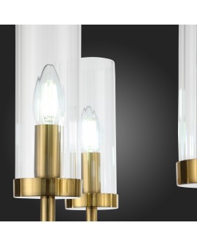 SL1159.303.07 Люстра подвесная ST-Luce Латунь/Латунь, Прозрачный E14 7*60W ACAZIO-foto12