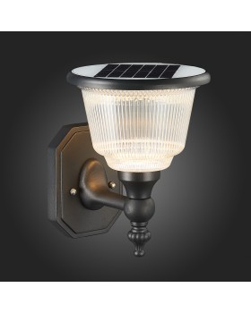 SL9502.401.01 Светильник уличный настенный ST-Luce Черный/Черный, Прозрачный LED 1*2W 3000-6000K SOLARIS-foto4