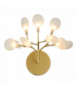 SL411.221.09 Бра ST-Luce Золотистый/Белый G4 9*1,5W RICCARDO-foto3