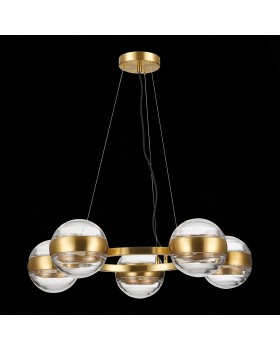 SL1156.303.05 Светильник подвесной ST-Luce Латунь/Прозрачный G9 5*5W BALA-foto5