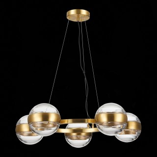 SL1156.303.05 Светильник подвесной ST-Luce Латунь/Прозрачный G9 5*5W BALA-foto5