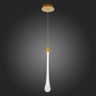 SL6103.203.01 Подвес ST-Luce Золотистый/Прозрачный LED 1*3W 4000K Faenza-foto4