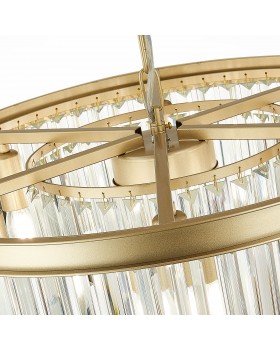 SL1624.203.08 Люстра подвесная ST-Luce шампань/прозрачный E14 8*40W Ercolano-foto4