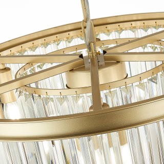 SL1624.203.08 Люстра подвесная ST-Luce шампань/прозрачный E14 8*40W Ercolano-foto4