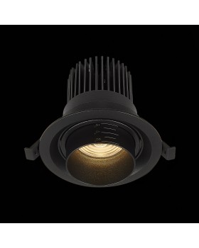ST701.438.12 Св-к встр. Zoom Черный LED 1*12W 3000K 960Lm Ra90 15°-60° IP20 D115xH95 170-240V ST701-foto5
