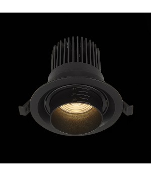 ST701.438.12 Св-к встр. Zoom Черный LED 1*12W 3000K 960Lm Ra90 15°-60° IP20 D115xH95 170-240V ST701-foto5