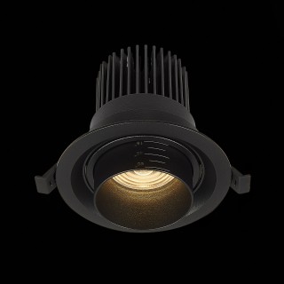 ST701.438.12 Св-к встр. Zoom Черный LED 1*12W 3000K 960Lm Ra90 15°-60° IP20 D115xH95 170-240V ST701-foto5